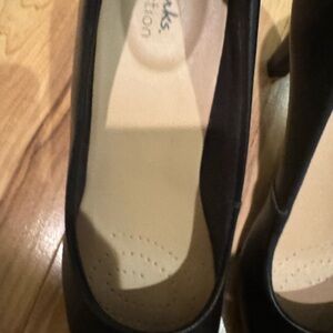 Clarks Women's Classic Ambyr Black Heels